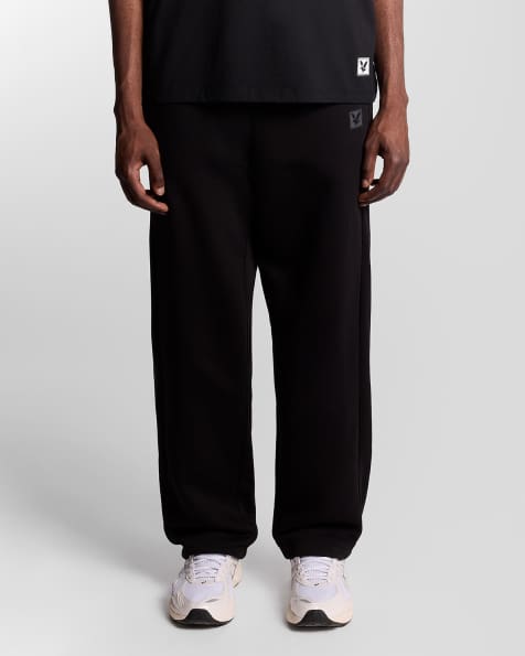 Lyle & Scott loungewear straight leg jogger in  jet black - view 1