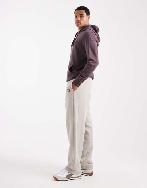 Lyle & Scott loungewear straight leg jogger in  oatmeal marl   , 3 of 5