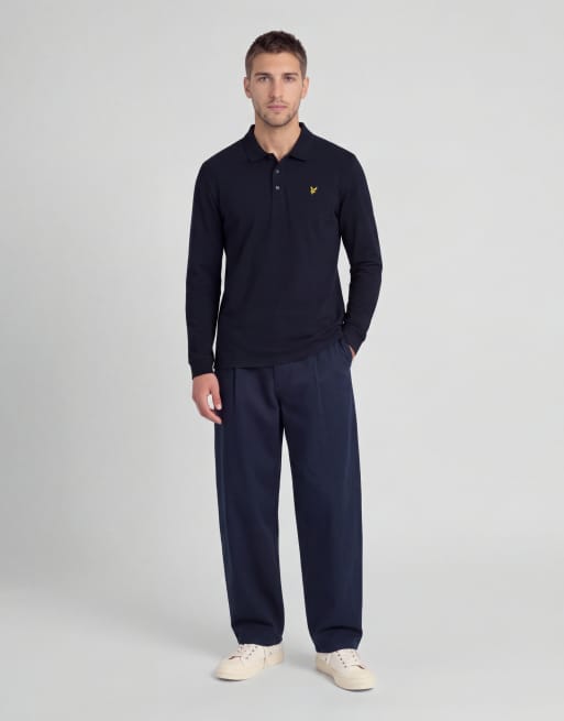 Lyle & Scott Ls polo shirt ls polo shirt in z271 dark navy, 2 of 5
