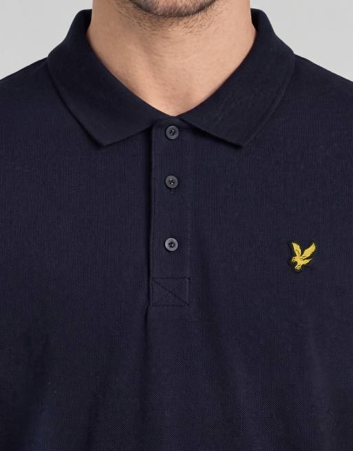 Lyle & Scott Ls polo shirt ls polo shirt in z271 dark navy, 4 of 5