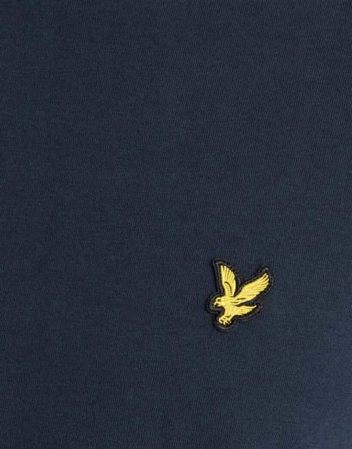 Lyle & Scott Ls t-shirt coupe boxy à manches longues en bleu marine foncé, 6 de 6