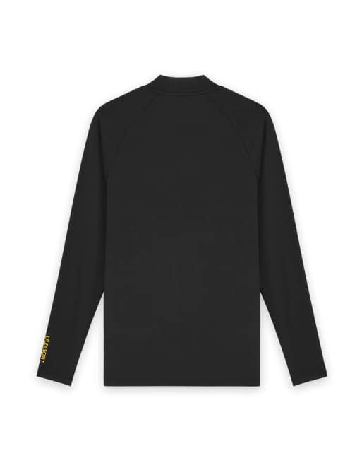 Lyle & Scott Ls t-shirt tech baselayer in z865 jet black, 4 of 4