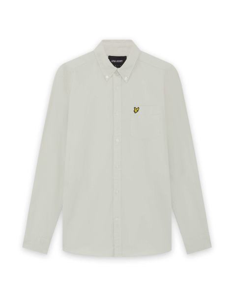 Lyle & Scott Ls woven shirts plain oxford shirt in w870 cove - view 1