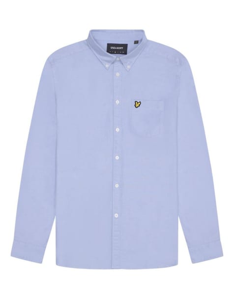 Lyle & Scott Ls woven shirts plain oxford shirt in x41 riviera - view 1