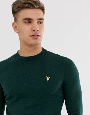 lyle and scott green jumper