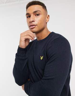 lyle and scott navy jumper