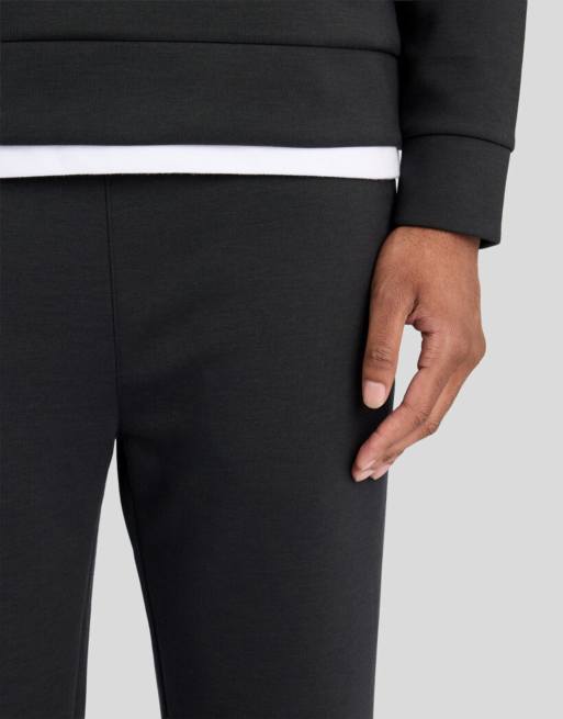 Lyle & Scott Mid bottoms neopreen joggingbroek in z865 gitzwart, 3 van 6