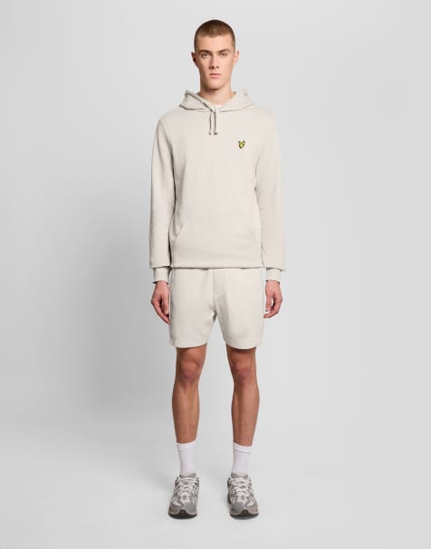 Lyle & Scott Mid bottoms pique track short in y135 pink tile - view 1