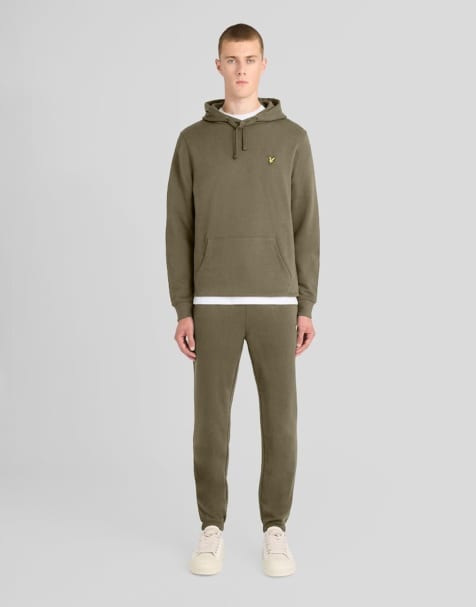 Lyle & Scott Mid bottoms slim sweatpant in w837 woolwich - view 1