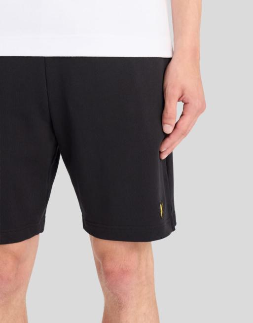 Lyle & Scott – Mid Bottoms – Sport-Shorts aus Loopback-Material in z865 Jet Black, 4 von 7