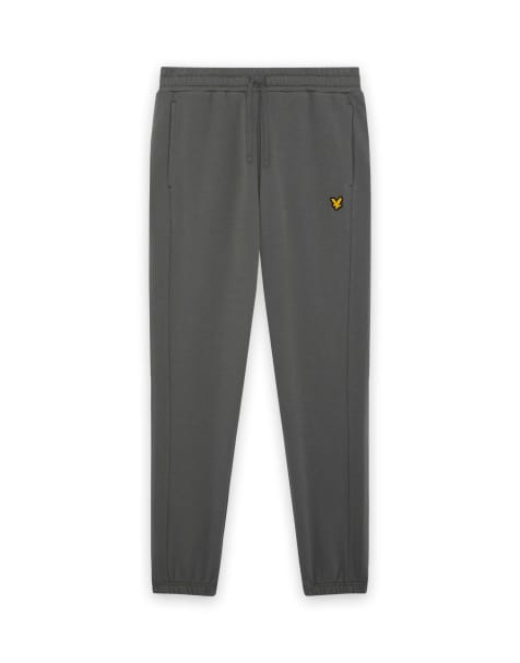 Lyle & Scott Mid bottoms sports loopback joggers in y350 mercury grey - view 1