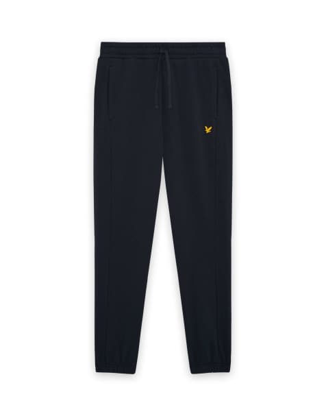 Lyle & Scott Mid bottoms sports loopback joggers in z271 dark navy - view 1