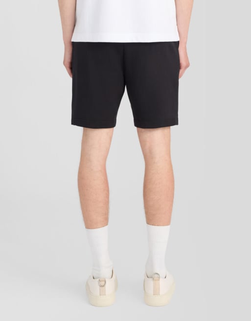 Lyle & Scott Mid bottoms sports loopback shorts in z865 jet black, 5 of 7