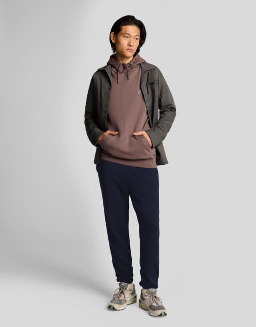 Lyle & Scott Mid bottoms superfine slim sweatpant in z271 dark navy, 2 of 7