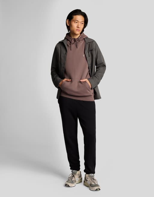 Lyle & Scott Mid bottoms superfine slim sweatpant in z865 jet black, 2 of 7