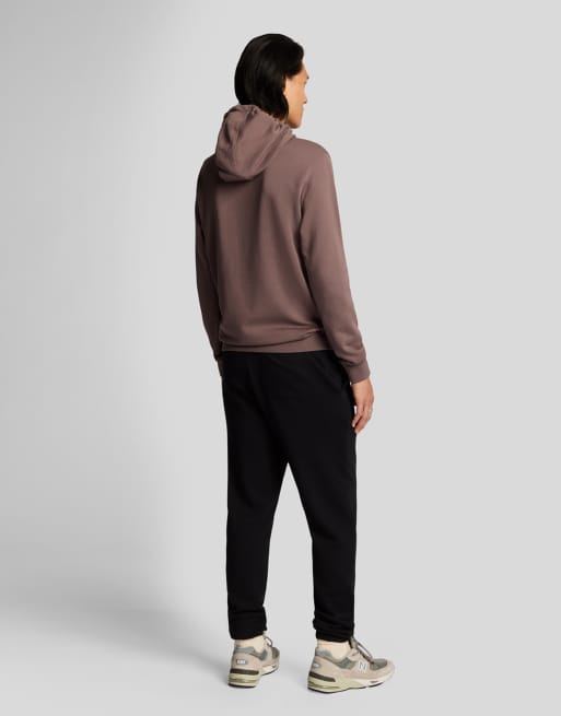 Lyle & Scott Mid bottoms superfine slim sweatpant in z865 jet black, 3 of 7