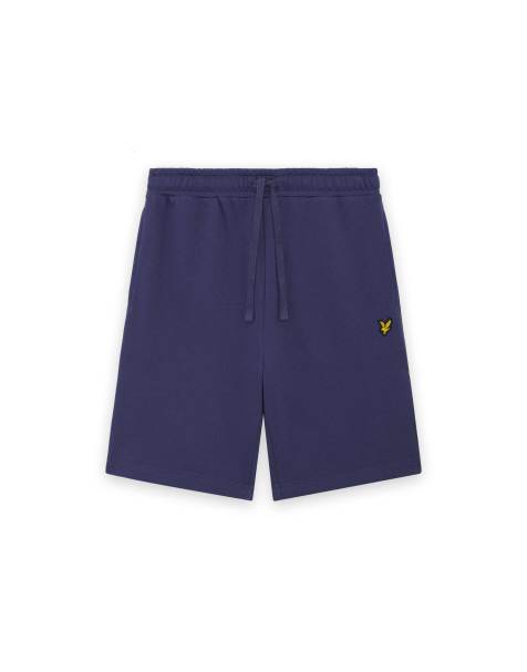 Lyle & Scott Mid bottoms sweat short in y125 rich navy - view 1
