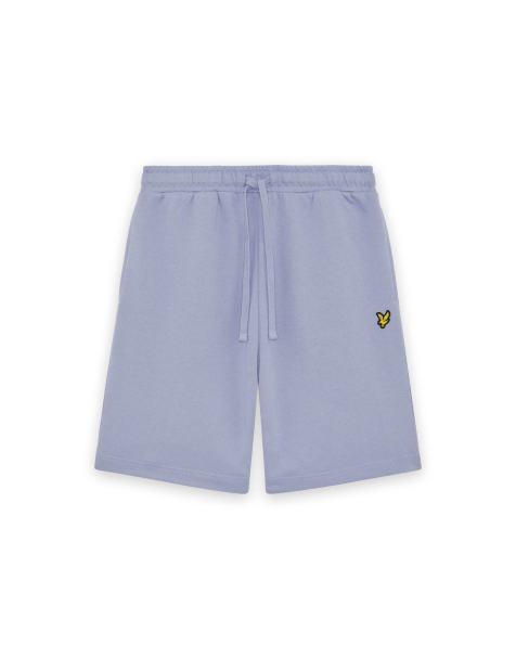 Lyle & Scott Mid bottoms sweat short in y128 bubble blue - view 1
