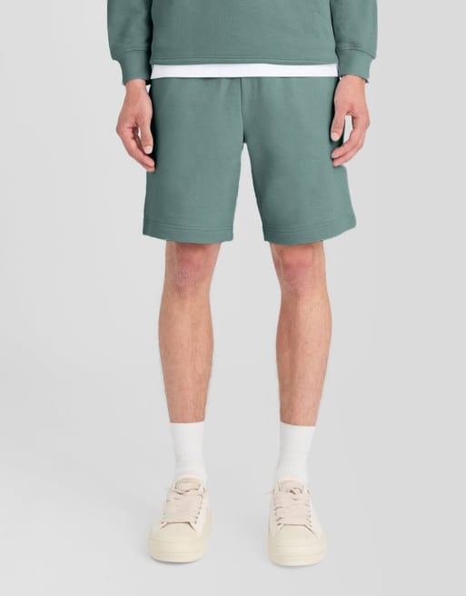 Lyle & Scott Mid bottoms sweatshort in x858 silver pine, 2 of 6