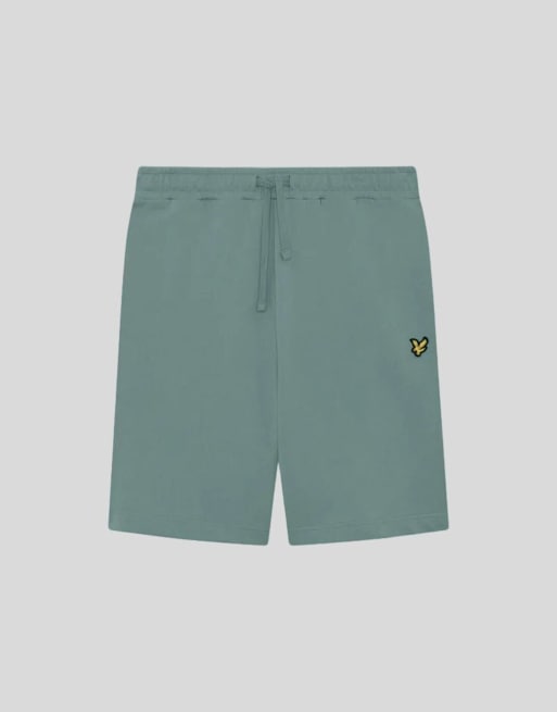 Lyle & Scott Mid bottoms sweatshort in x858 silver pine, 5 of 6