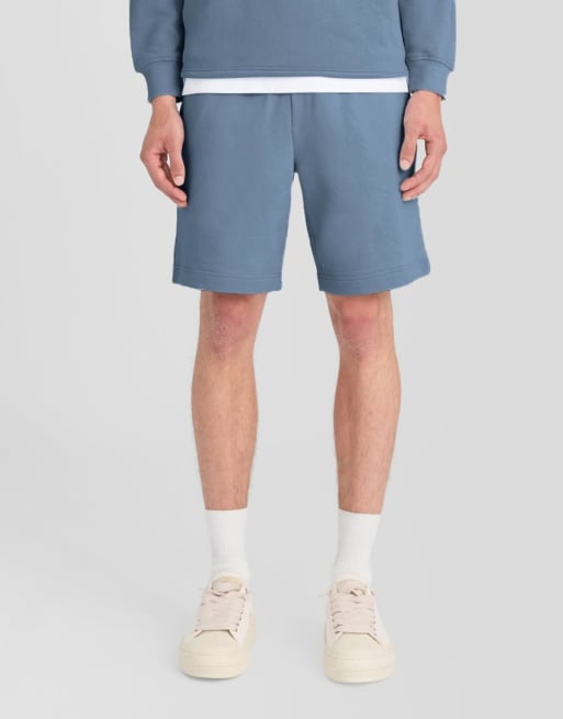 Lyle & Scott Mid bottoms sweatshort in x861 ocean sky, 3 of 7