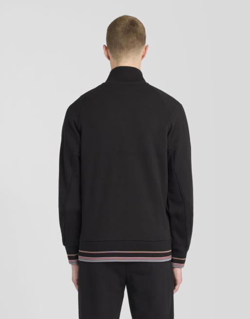 Lyle & Scott Mid bottoms tipped trackpant in z865 jet black, 4 of 6