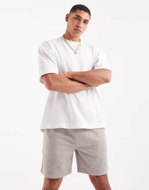 Lyle & Scott Mid bottoms two tone sweatshorts in x824 brindle - view 1