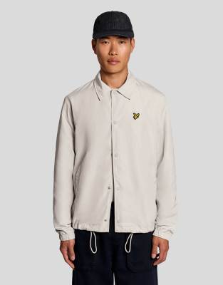Lyle & Scott Mid jackets coach jacket in w870 cove | ASOS