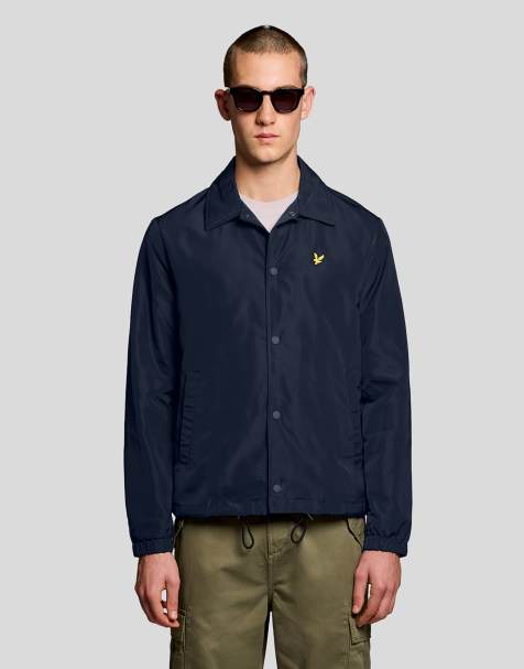 Lyle & Scott Mid jackets coach jacket in z271 dark navy - view 1