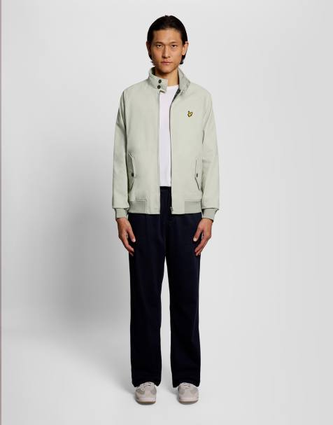 Lyle & Scott Mid jackets cotton harrington jacket in y117 wheat - view 1