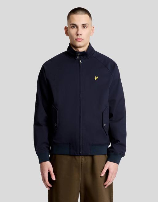 Lyle & Scott Mid jackets cotton harrington jacket in z271 dark navy, 4 of 7