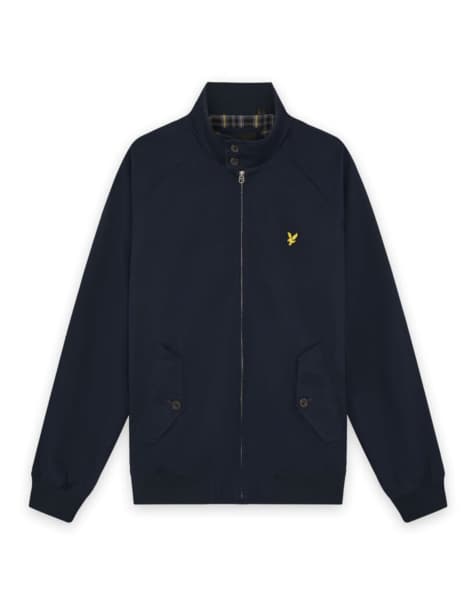 Lyle & Scott Mid jackets cotton harrington jacket in z271 dark navy - view 1