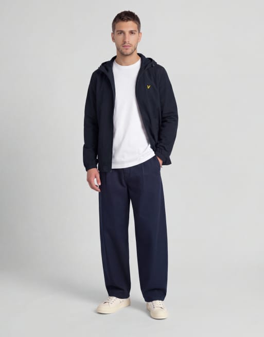 Lyle & Scott Mid jackets foundation zip through hooded jacket in z271 dark navy, 2 of 5