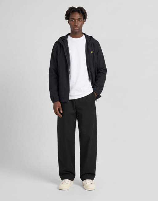 Lyle & Scott Mid jackets foundation zip through hooded jacket in z865 jet black, 2 of 5