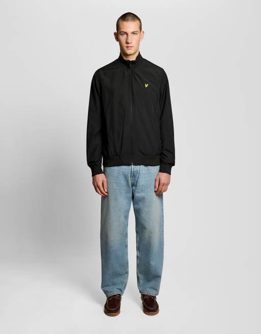 Lyle & Scott Mid jackets funnel neck shell jacket in z865 jet black, 2 of 6