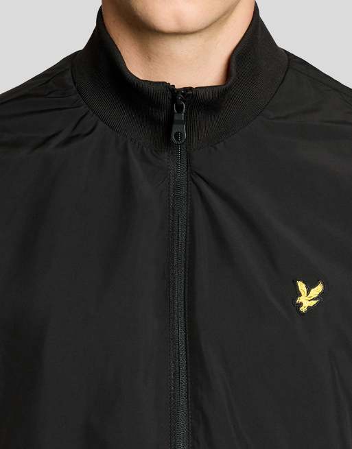 Lyle & Scott Mid jackets funnel neck shell jacket in z865 jet black, 3 of 6