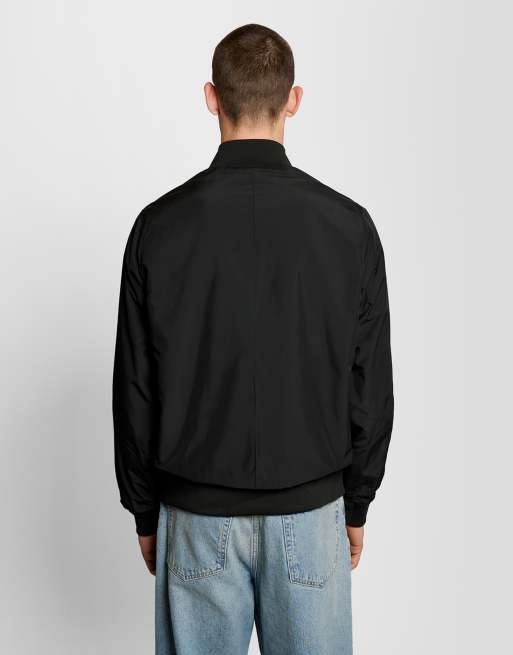 Lyle & Scott Mid jackets funnel neck shell jacket in z865 jet black, 4 of 6