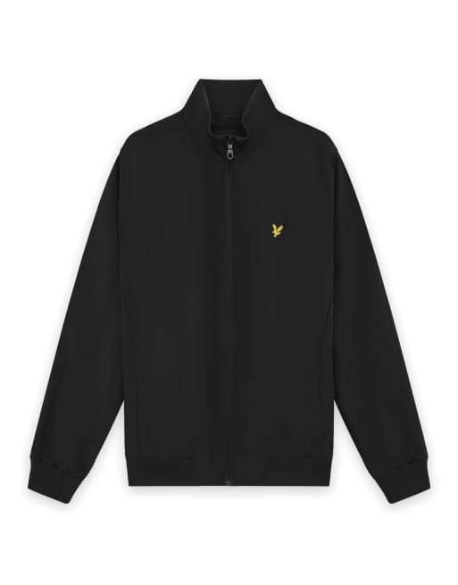 Lyle & Scott Mid jackets funnel neck shell jacket in z865 jet black, 5 of 6