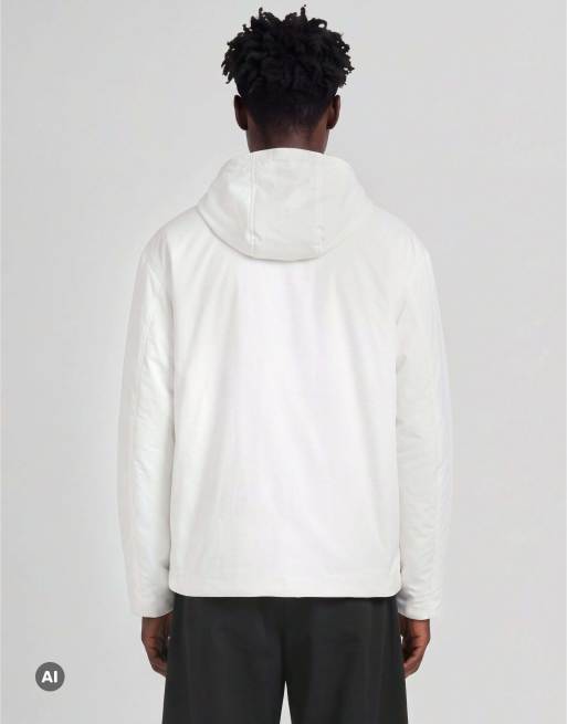 Lyle & Scott Mid jackets glow-in-the-dark wadded shell jacket in y710 glow in the dark / white, 2 of 7