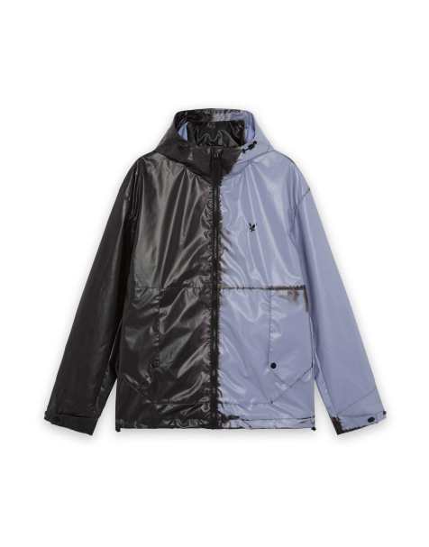 Lyle & Scott Mid jackets heat reactive shell jacket in y170 dark navy/ bubble blue - view 1