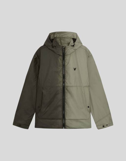 Lyle & Scott Mid jackets heat reactive shell jacket in y709 washed brown / cove, 4 of 7