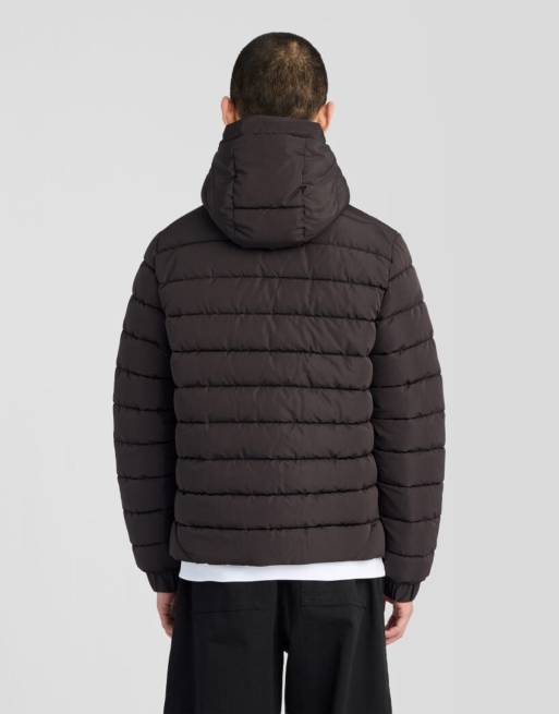 Lyle & Scott Mid jackets hooded quilted jacket in z865 jet black, 4 of 6