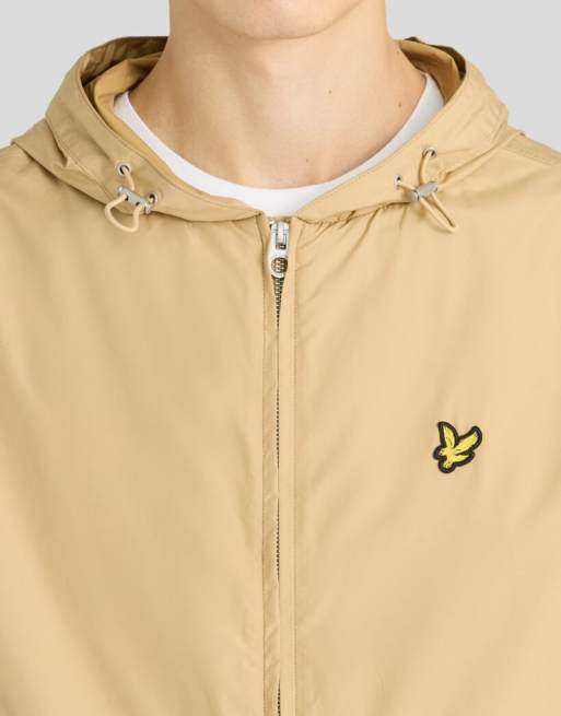 Lyle & Scott Mid jackets hooded utility jacket in w122 sand storm, 3 of 6