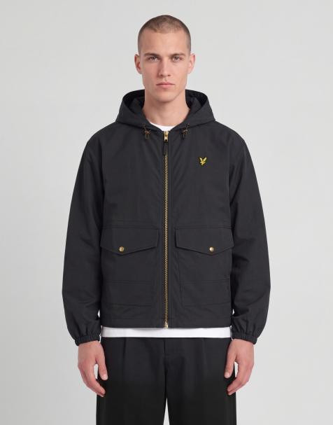 Lyle & Scott Mid jackets hooded utility jacket in x087 saddle - view 1