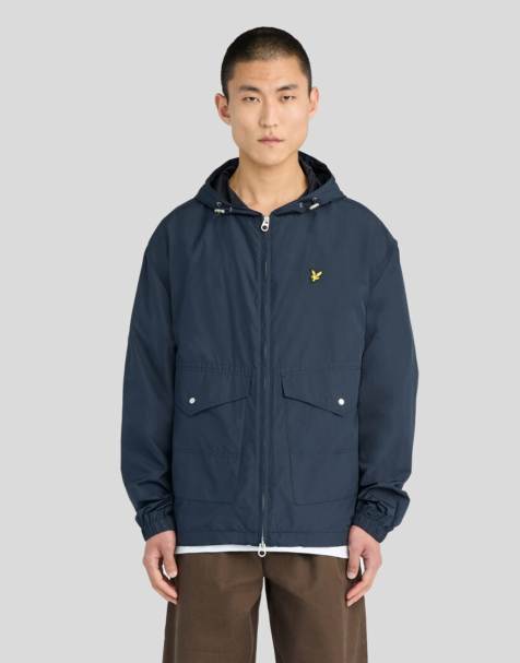 Lyle & Scott Mid jackets hooded utility jacket in z271 dark navy - view 1