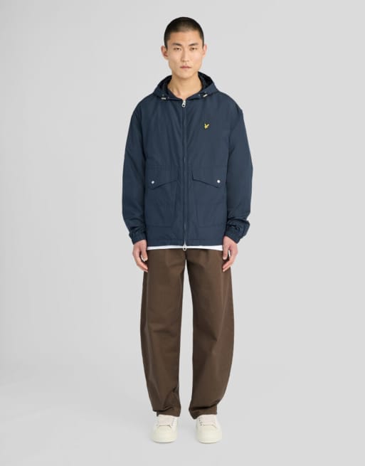 Lyle & Scott Mid jackets hooded utility jacket in z271 dark navy, 2 of 6