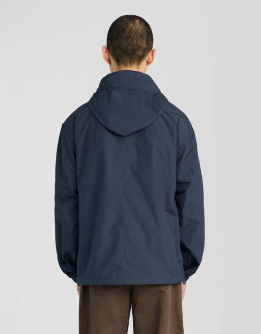 Lyle & Scott Mid jackets hooded utility jacket in z271 dark navy, 4 of 6