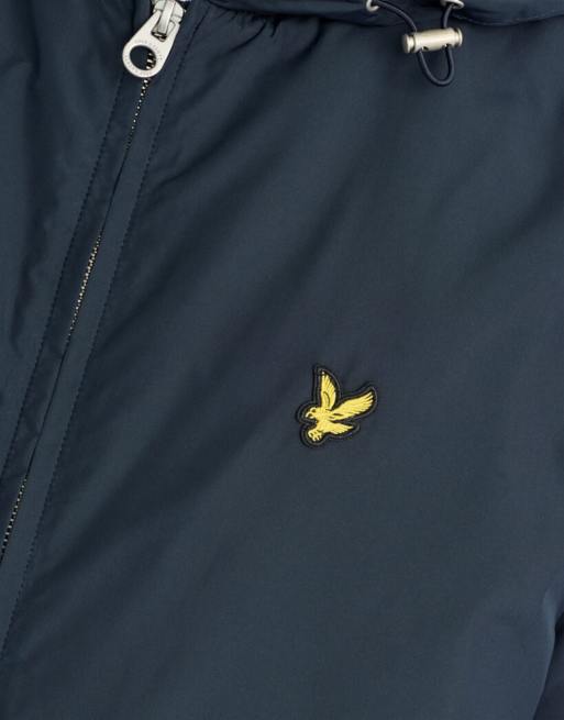 Lyle & Scott Mid jackets hooded utility jacket in z271 dark navy, 6 of 6
