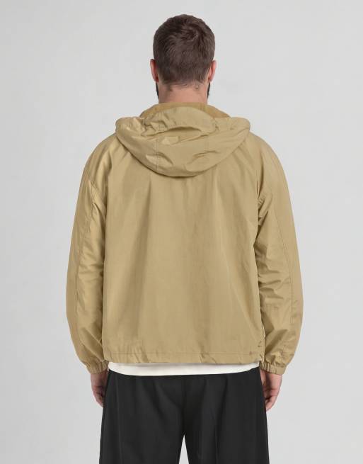 Lyle & Scott Mid jackets hooded zip through jacket in w122 sand storm, 4 of 6