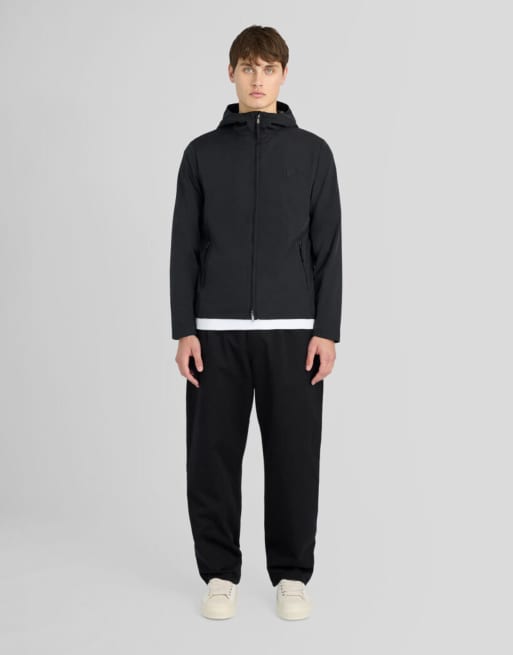 Lyle & Scott Mid jackets nylon zip through hooded jacket in w835 lacquer, 2 of 6